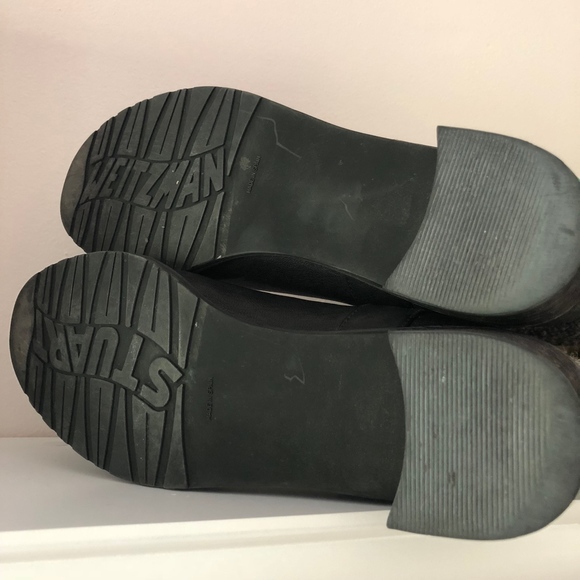 !MUST GO Stuart Weitzman Tweed Nupimlico Moto Boot - Picture 5 of 8